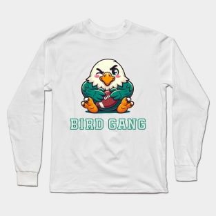 Philadelphia Eagles Bird Gang Cute Kawaii [Green] Long Sleeve T-Shirt